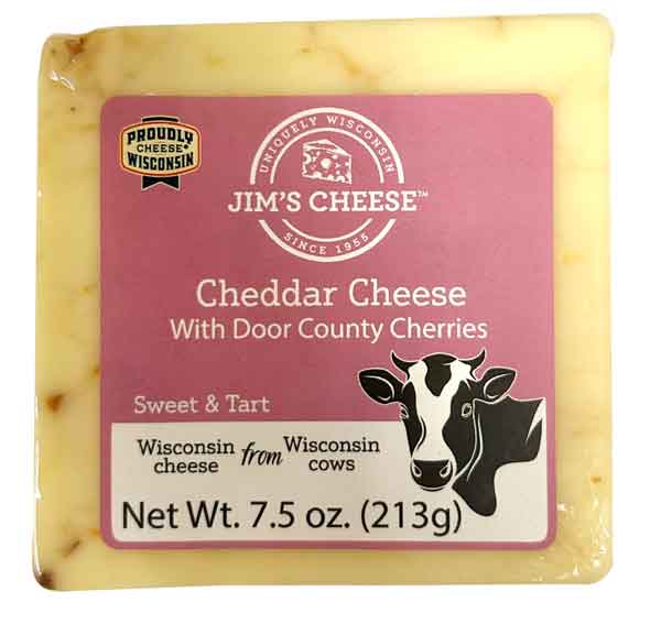Jims Cheese Door County Cherries Cheddar